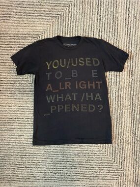 Vintage 2007 Official Radiohead You Used To Be Alright In Rainbows Tour Shirt S